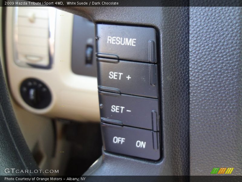 White Suede / Dark Chocolate 2009 Mazda Tribute i Sport 4WD
