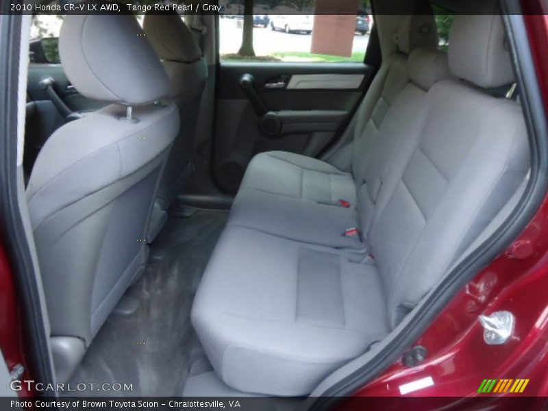 Tango Red Pearl / Gray 2010 Honda CR-V LX AWD