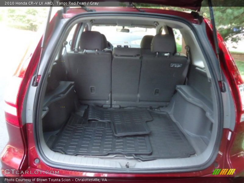 Tango Red Pearl / Gray 2010 Honda CR-V LX AWD