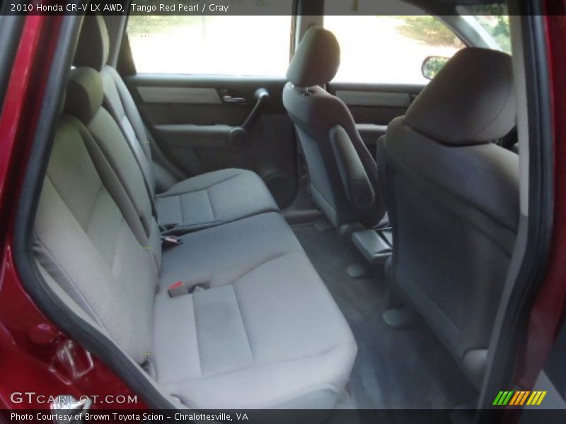Tango Red Pearl / Gray 2010 Honda CR-V LX AWD