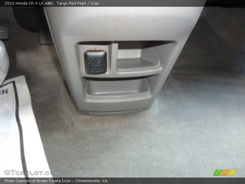Tango Red Pearl / Gray 2010 Honda CR-V LX AWD