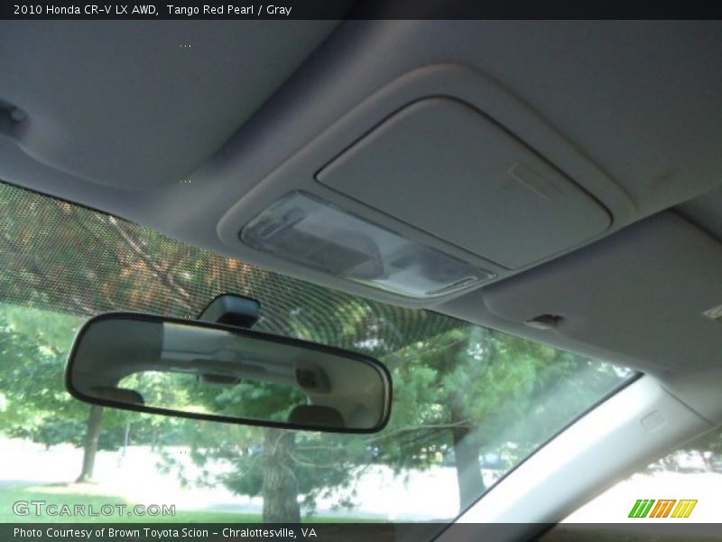 Tango Red Pearl / Gray 2010 Honda CR-V LX AWD