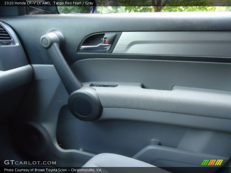 Tango Red Pearl / Gray 2010 Honda CR-V LX AWD