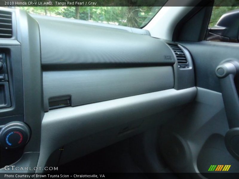 Tango Red Pearl / Gray 2010 Honda CR-V LX AWD