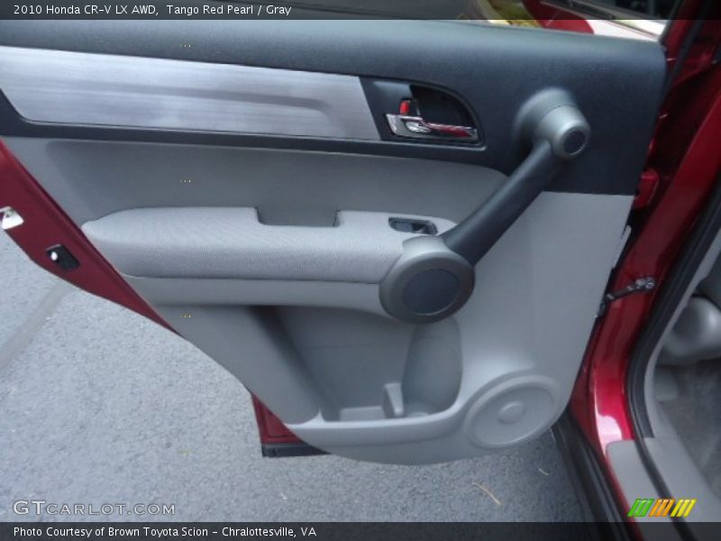 Tango Red Pearl / Gray 2010 Honda CR-V LX AWD