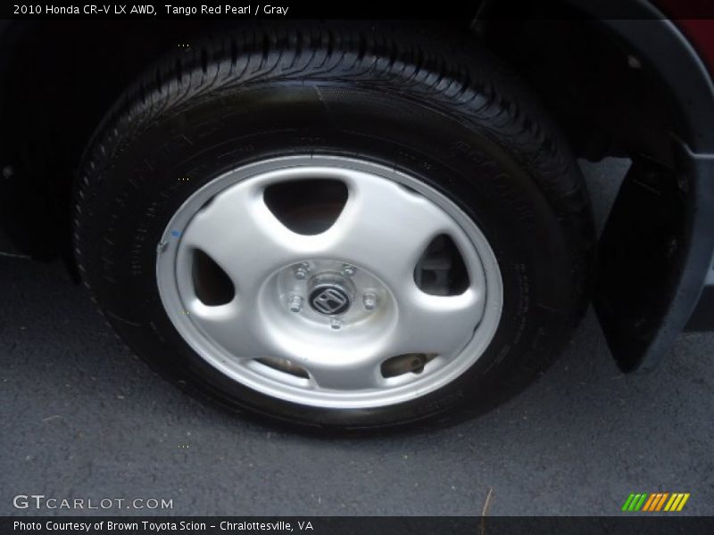 Tango Red Pearl / Gray 2010 Honda CR-V LX AWD