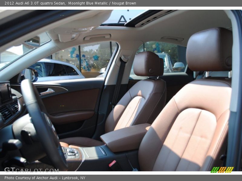 Front Seat of 2012 A6 3.0T quattro Sedan