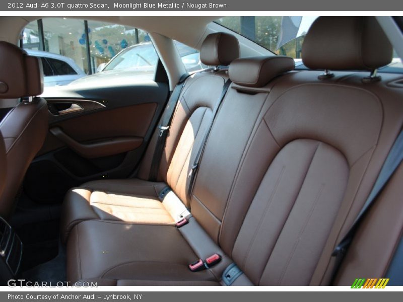Rear Seat of 2012 A6 3.0T quattro Sedan