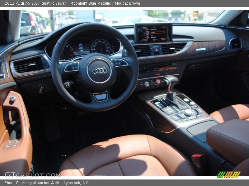 Nougat Brown Interior - 2012 A6 3.0T quattro Sedan 