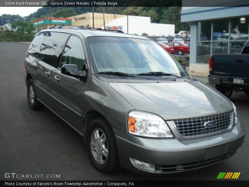 Spruce Green Metallic / Pebble Beige 2004 Ford Freestar SEL