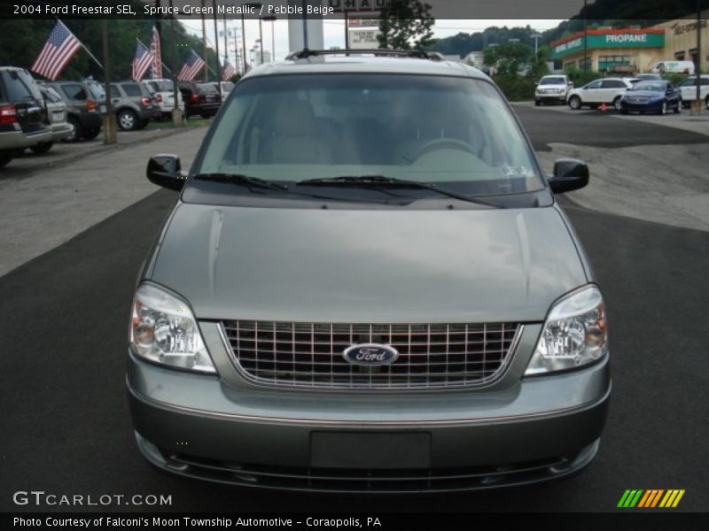 Spruce Green Metallic / Pebble Beige 2004 Ford Freestar SEL