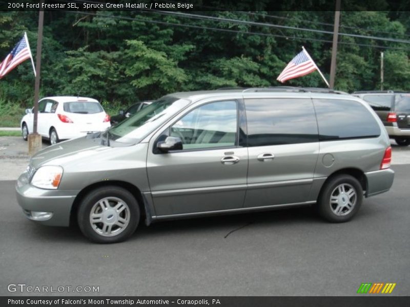Spruce Green Metallic / Pebble Beige 2004 Ford Freestar SEL