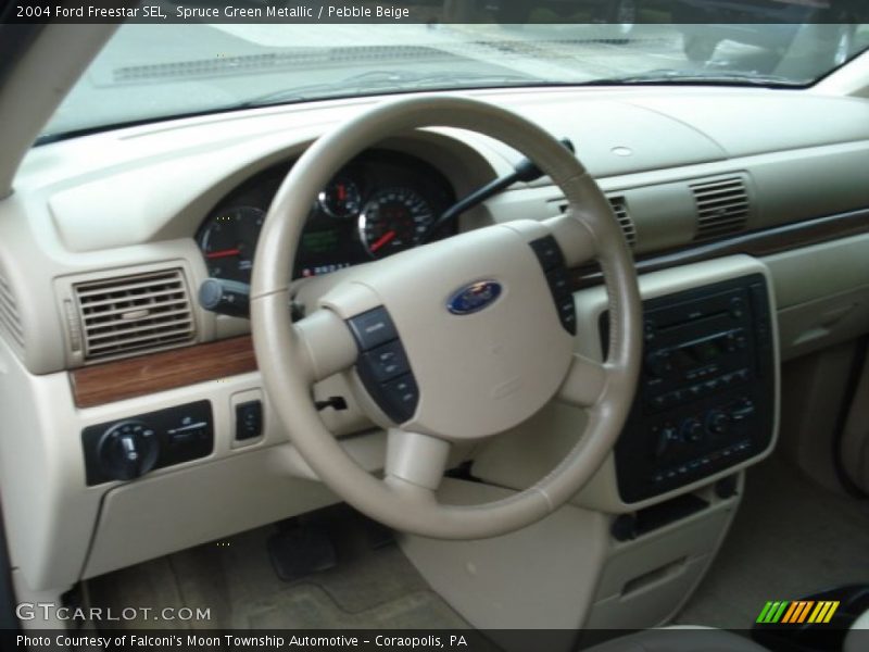 Spruce Green Metallic / Pebble Beige 2004 Ford Freestar SEL