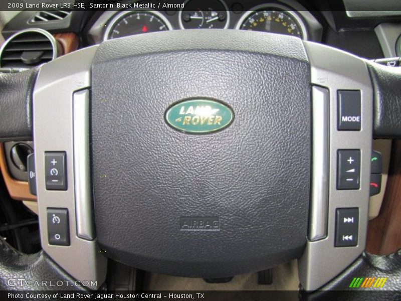 Santorini Black Metallic / Almond 2009 Land Rover LR3 HSE