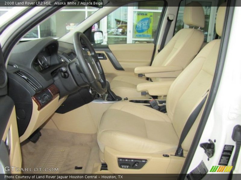 Alaska White / Alpaca Beige 2008 Land Rover LR2 HSE