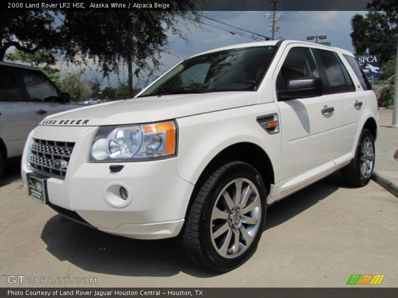 Alaska White / Alpaca Beige 2008 Land Rover LR2 HSE