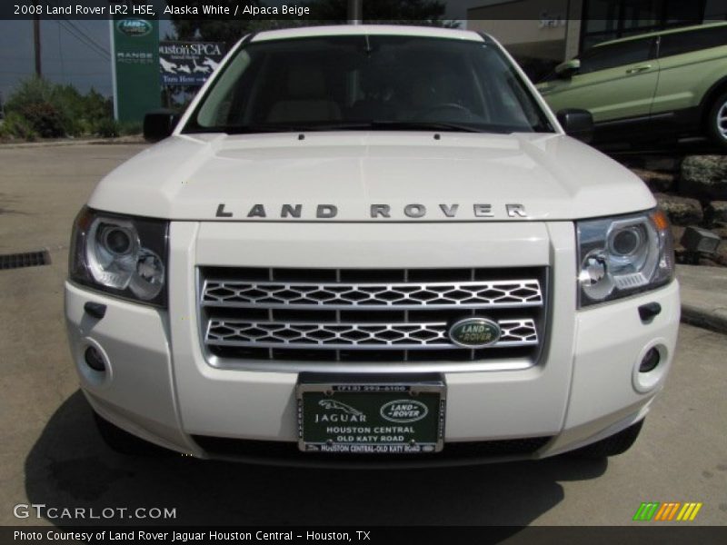 Alaska White / Alpaca Beige 2008 Land Rover LR2 HSE