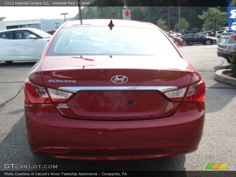 Venetian Red / Camel 2011 Hyundai Sonata GLS