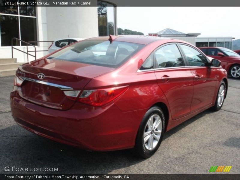 Venetian Red / Camel 2011 Hyundai Sonata GLS