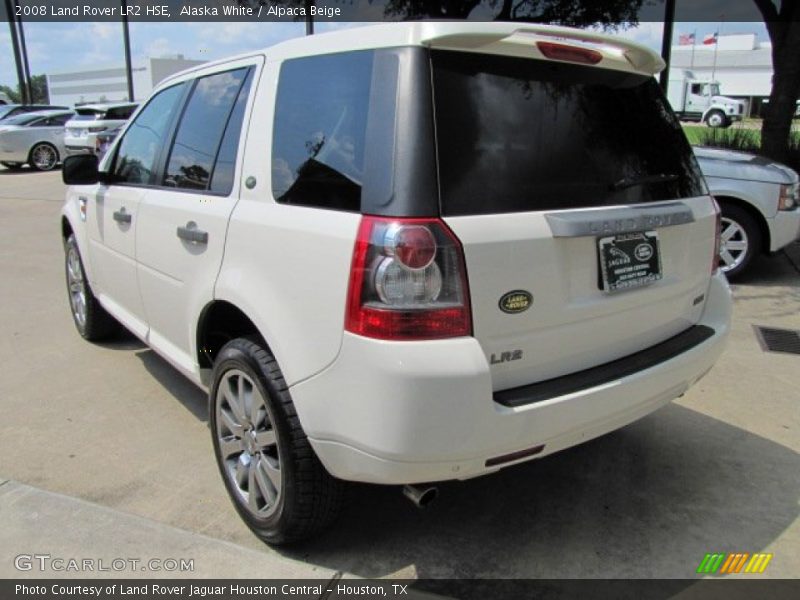 Alaska White / Alpaca Beige 2008 Land Rover LR2 HSE