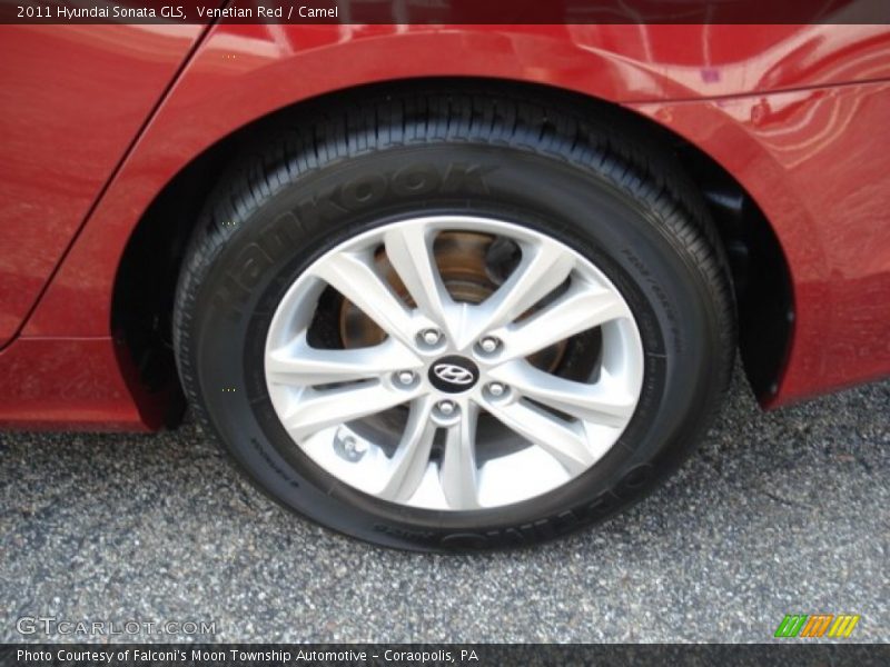 Venetian Red / Camel 2011 Hyundai Sonata GLS