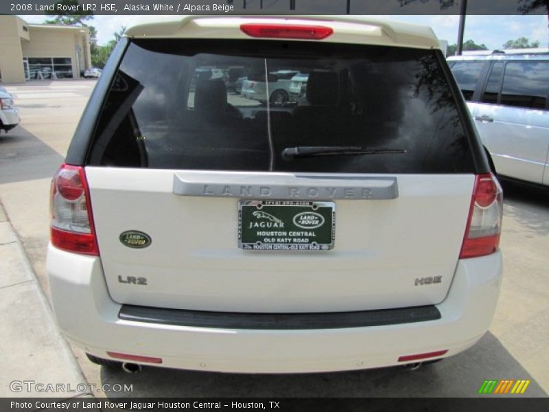 Alaska White / Alpaca Beige 2008 Land Rover LR2 HSE