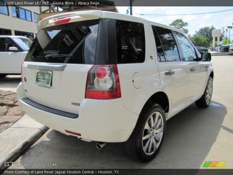 Alaska White / Alpaca Beige 2008 Land Rover LR2 HSE