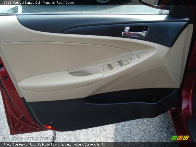 Venetian Red / Camel 2011 Hyundai Sonata GLS
