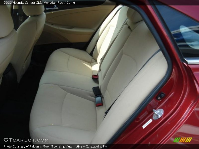 Venetian Red / Camel 2011 Hyundai Sonata GLS