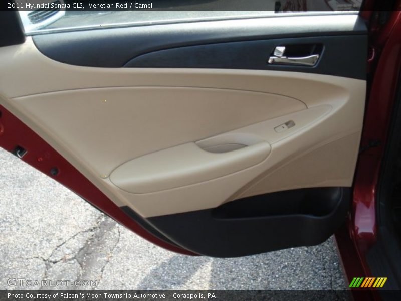 Venetian Red / Camel 2011 Hyundai Sonata GLS