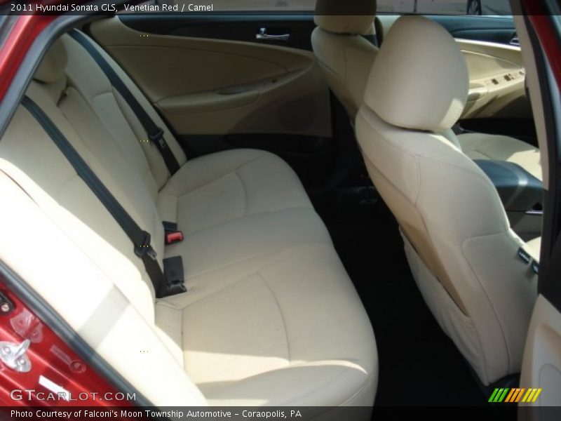 Venetian Red / Camel 2011 Hyundai Sonata GLS
