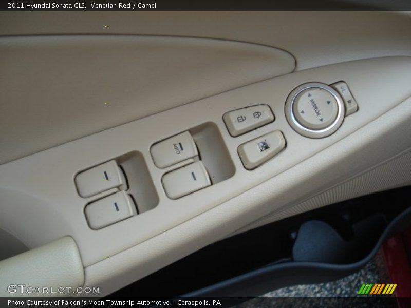 Venetian Red / Camel 2011 Hyundai Sonata GLS