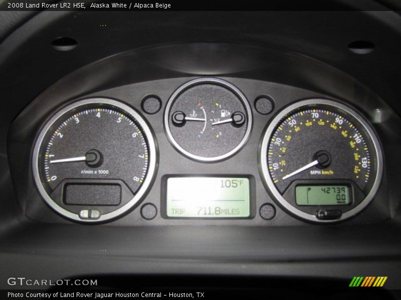 Alaska White / Alpaca Beige 2008 Land Rover LR2 HSE