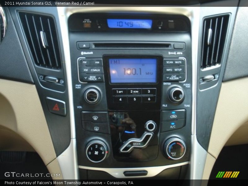 Venetian Red / Camel 2011 Hyundai Sonata GLS