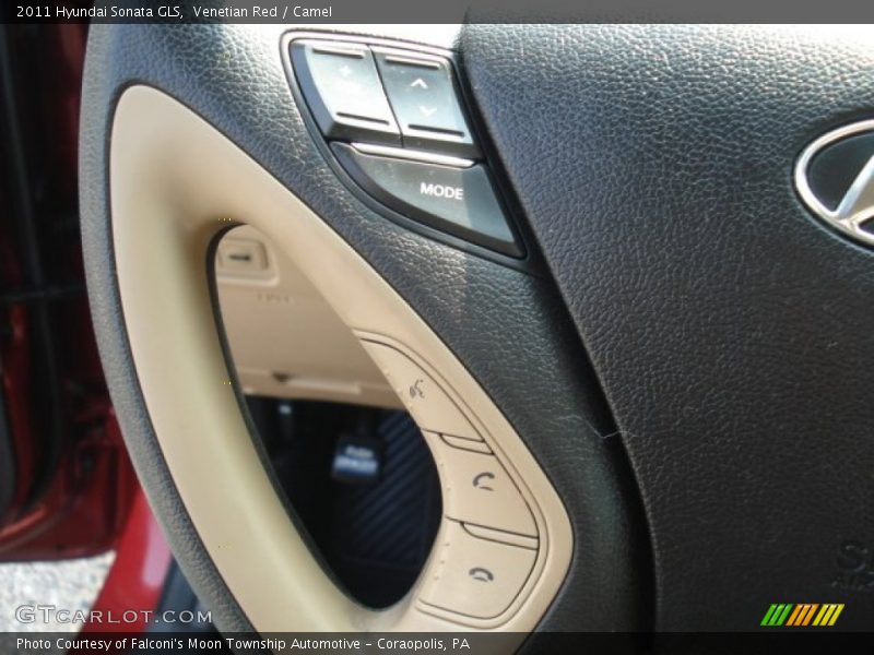 Venetian Red / Camel 2011 Hyundai Sonata GLS