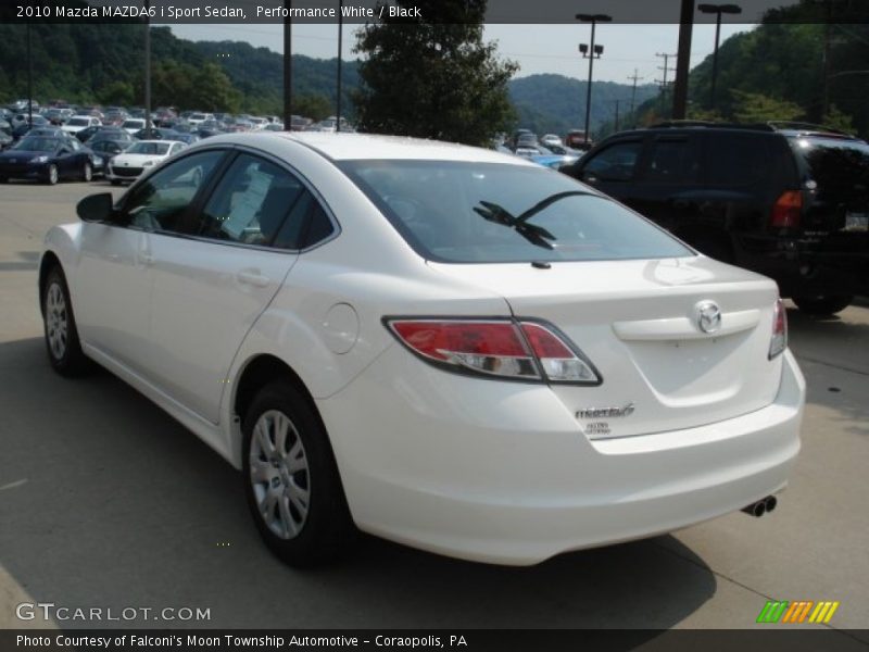 Performance White / Black 2010 Mazda MAZDA6 i Sport Sedan
