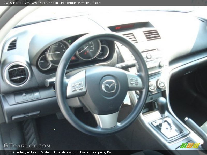 Performance White / Black 2010 Mazda MAZDA6 i Sport Sedan