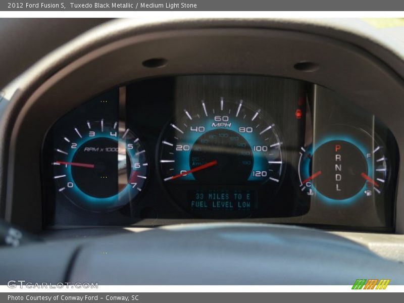 Tuxedo Black Metallic / Medium Light Stone 2012 Ford Fusion S