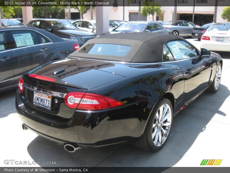 Ebony Black / Warm Charcoal 2010 Jaguar XK XK Convertible