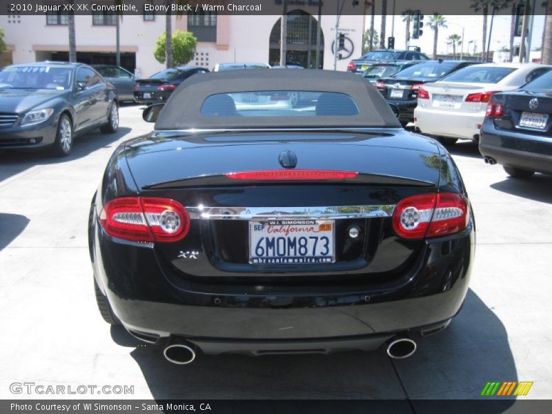 Ebony Black / Warm Charcoal 2010 Jaguar XK XK Convertible