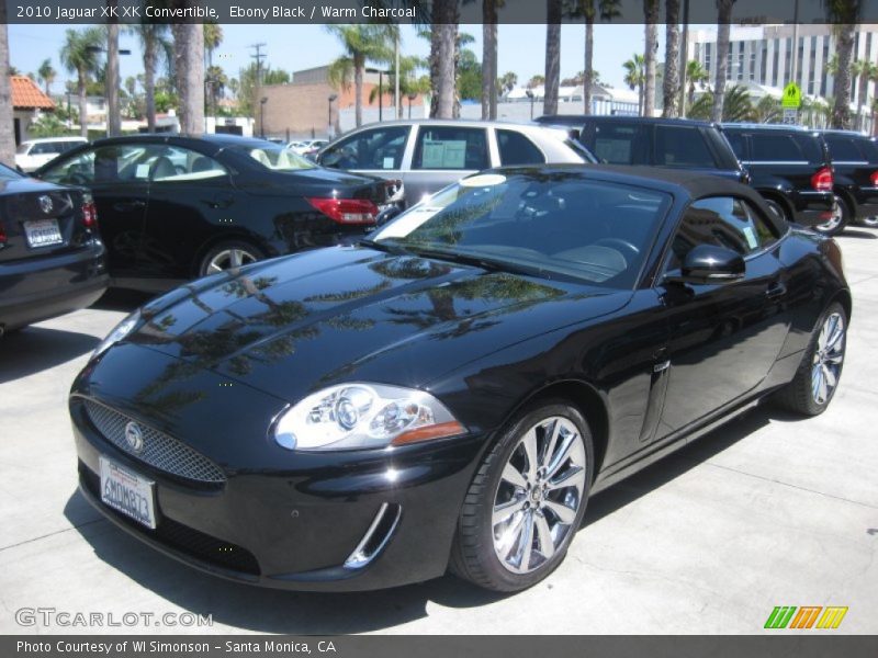 Ebony Black / Warm Charcoal 2010 Jaguar XK XK Convertible