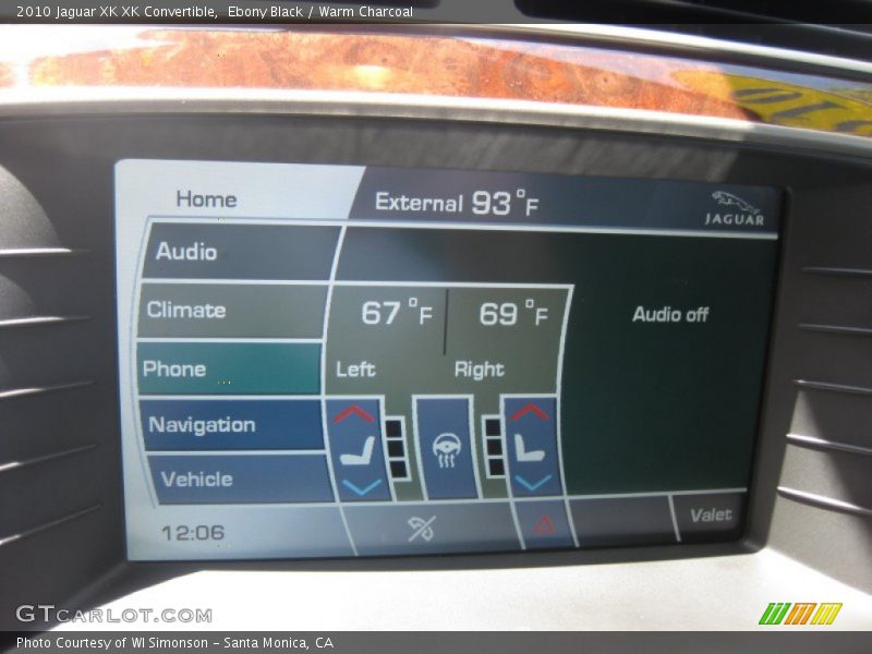 Ebony Black / Warm Charcoal 2010 Jaguar XK XK Convertible