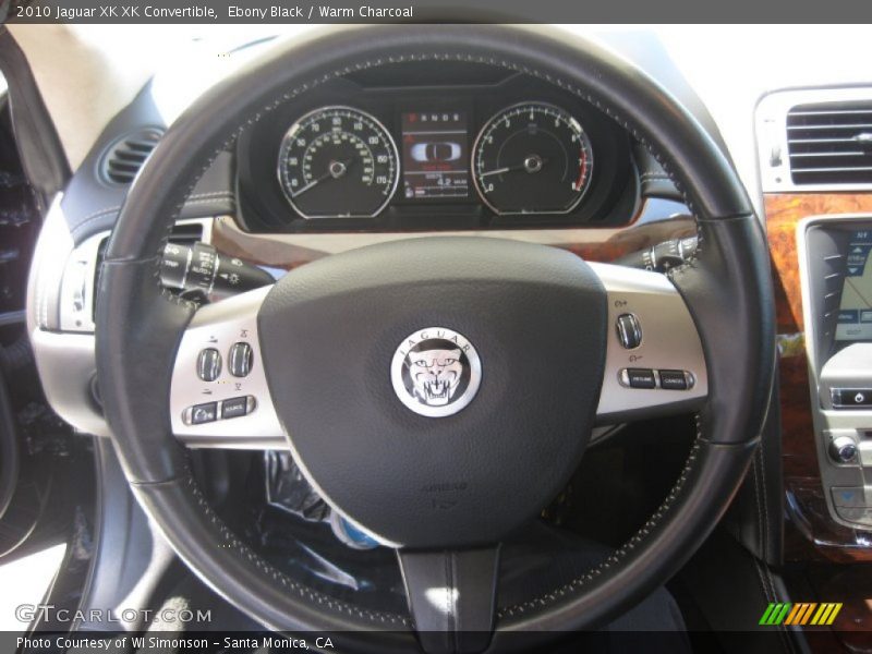 Ebony Black / Warm Charcoal 2010 Jaguar XK XK Convertible