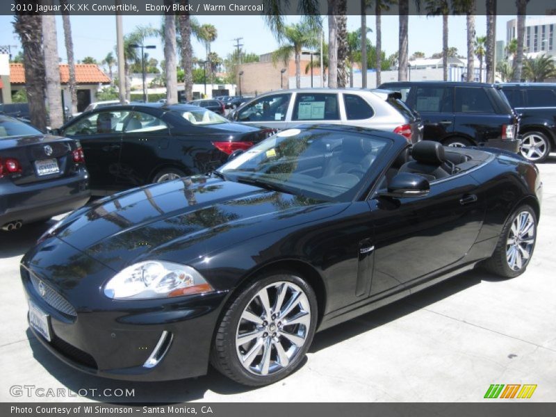 Ebony Black / Warm Charcoal 2010 Jaguar XK XK Convertible