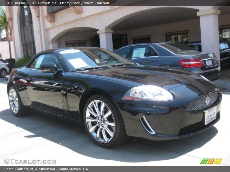 Ebony Black / Warm Charcoal 2010 Jaguar XK XK Convertible