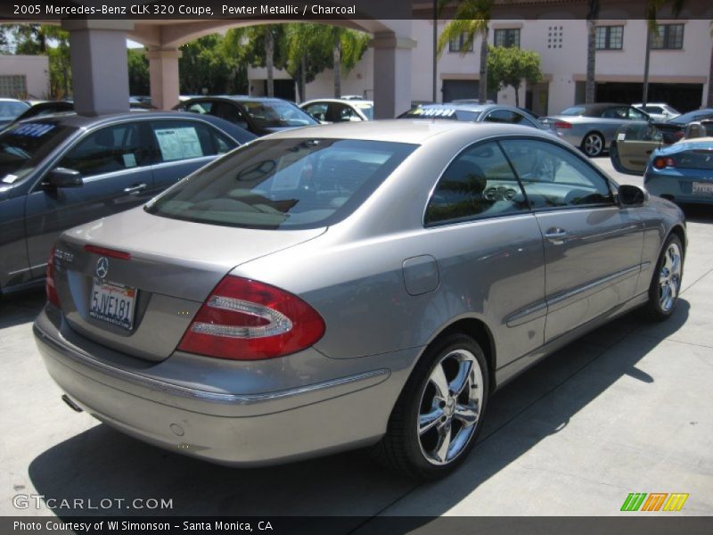 Pewter Metallic / Charcoal 2005 Mercedes-Benz CLK 320 Coupe