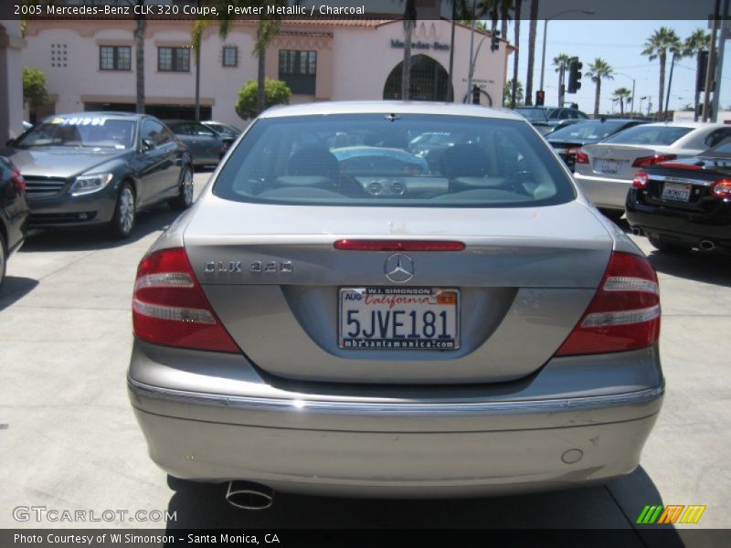 Pewter Metallic / Charcoal 2005 Mercedes-Benz CLK 320 Coupe