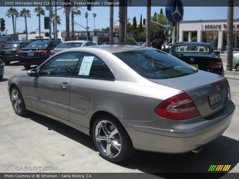 Pewter Metallic / Charcoal 2005 Mercedes-Benz CLK 320 Coupe