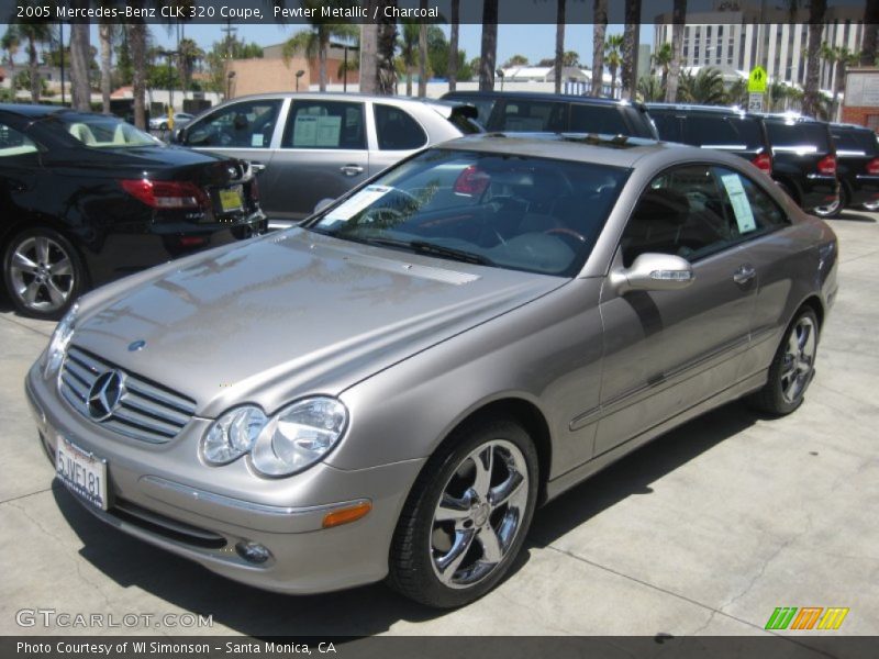 Pewter Metallic / Charcoal 2005 Mercedes-Benz CLK 320 Coupe