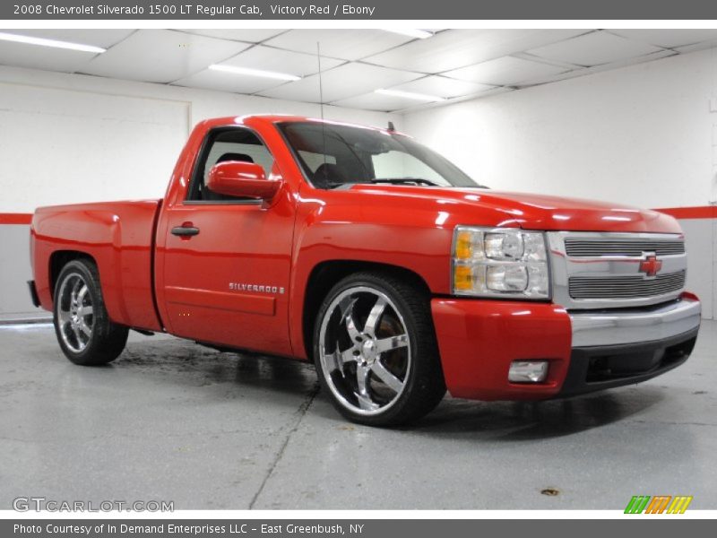 Victory Red / Ebony 2008 Chevrolet Silverado 1500 LT Regular Cab